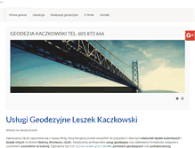 Tablet Screenshot of kaczkowski.com.pl
